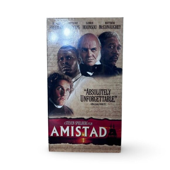 Amistad VHS (1997) Steven Spielberg Film — Factory Sealed — Rare Historical Dram - Picture 1 of 5